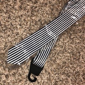 Accessories - NEW! Black and white Stripped Skinny Tie Accessories - NEW! Black and white Stripped Skinny Tie
